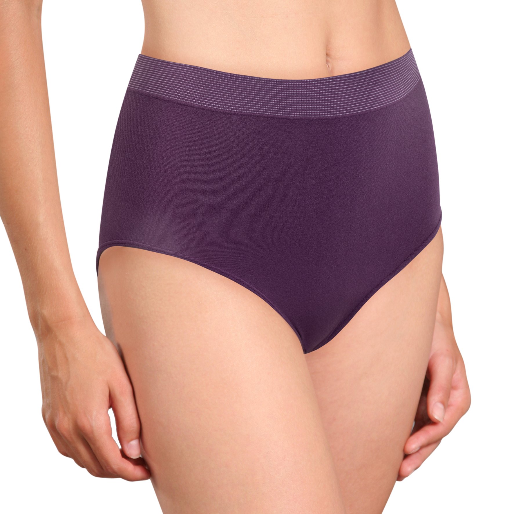 Damen-Taillenslip-2er-Pack-Seamless-duenne-Streifen