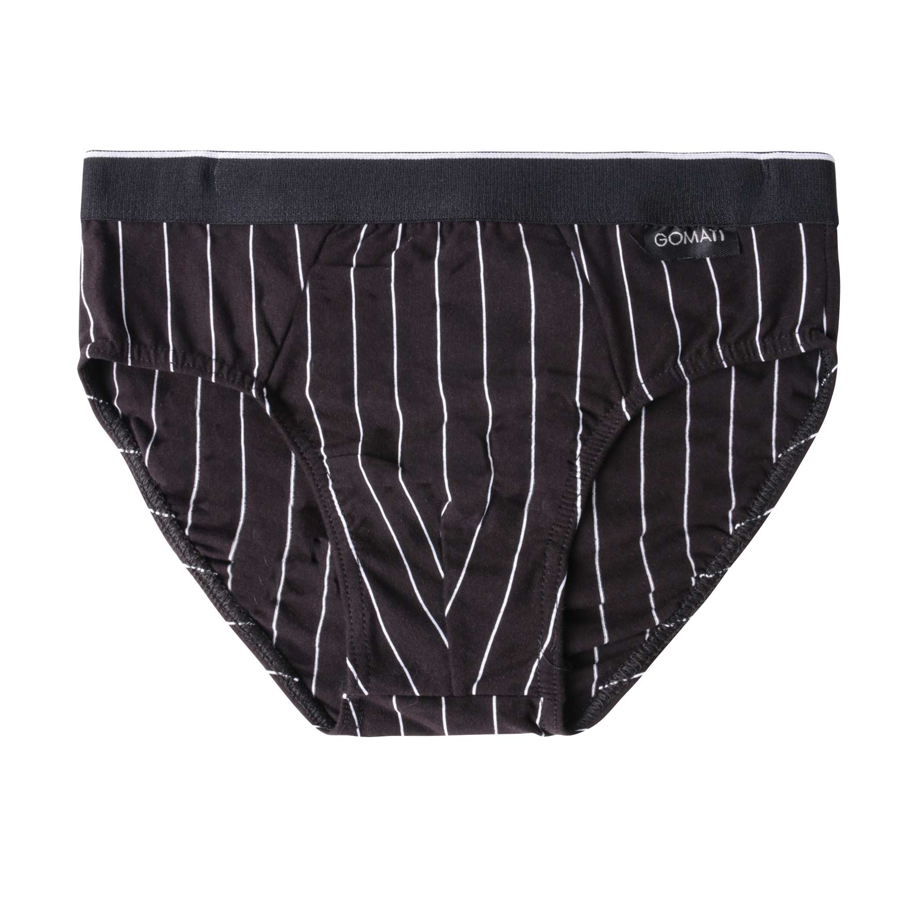 Herren-Slip-1er-Pack-BW-EL-Webgummi-gestreift