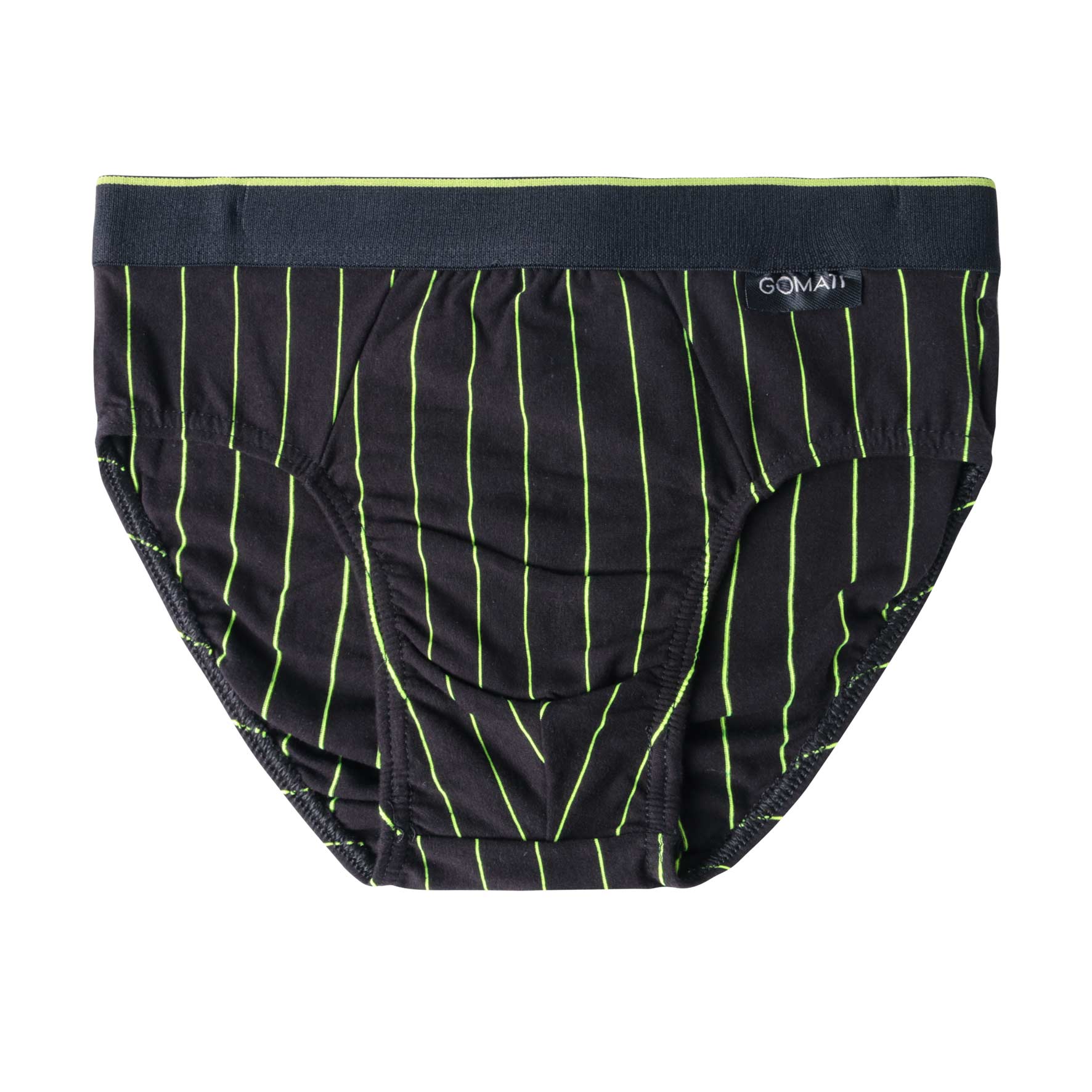 Herren-Slip-1er-Pack-BW-EL-Webgummi-gestreift
