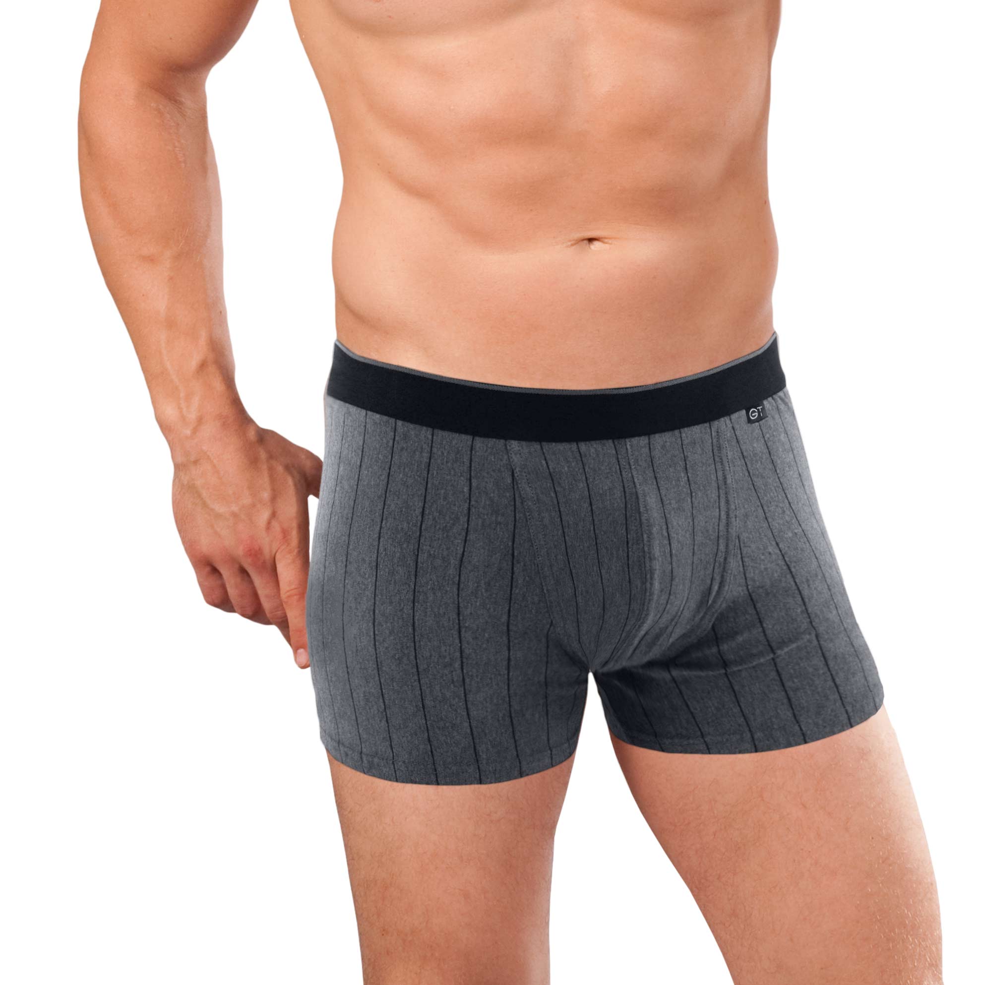 Herren-Pants-2er-Pack--BW-EL-Webgummi-gestreift