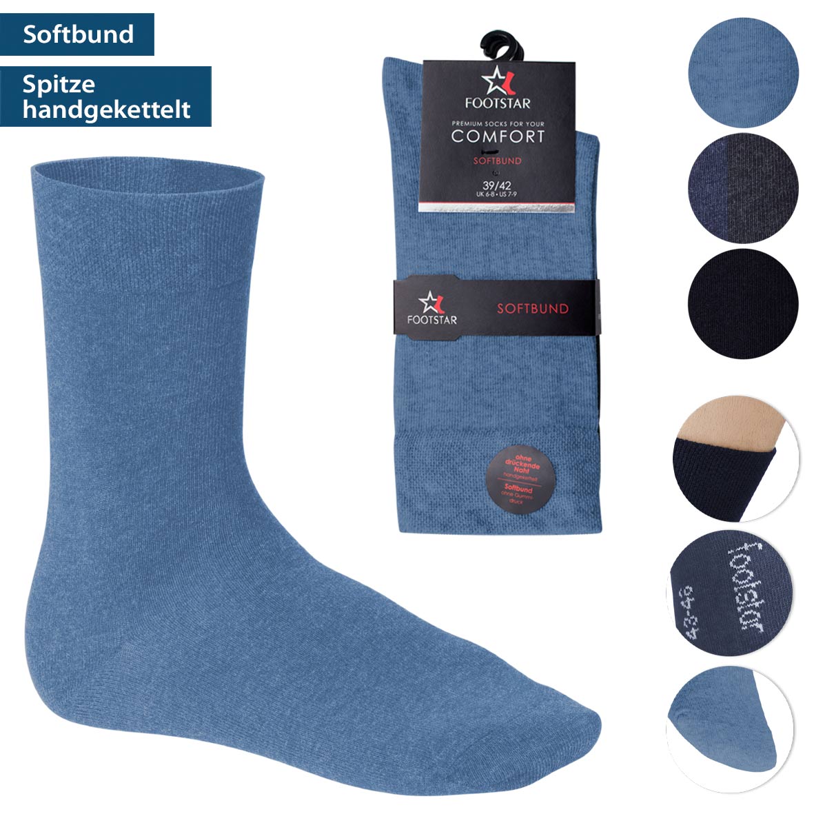 Herren-Socken-3er-Pack-BW-EL-Komfortbund