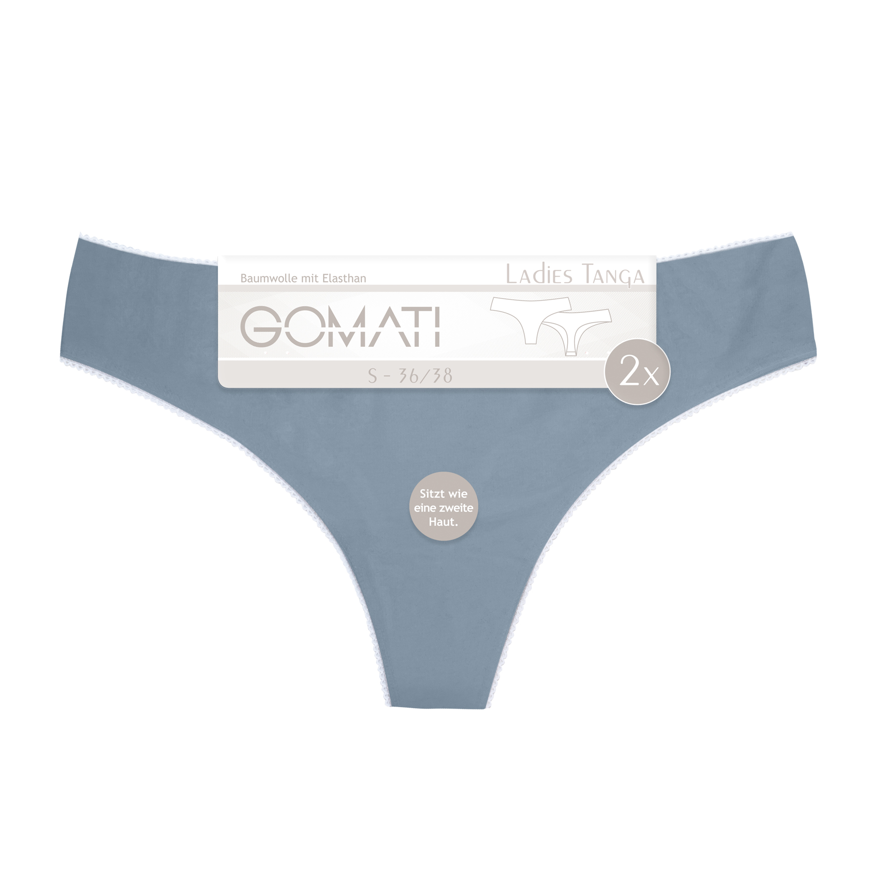 Damen-Tanga-2er-Pack-BW-EL-Farbkontrast
