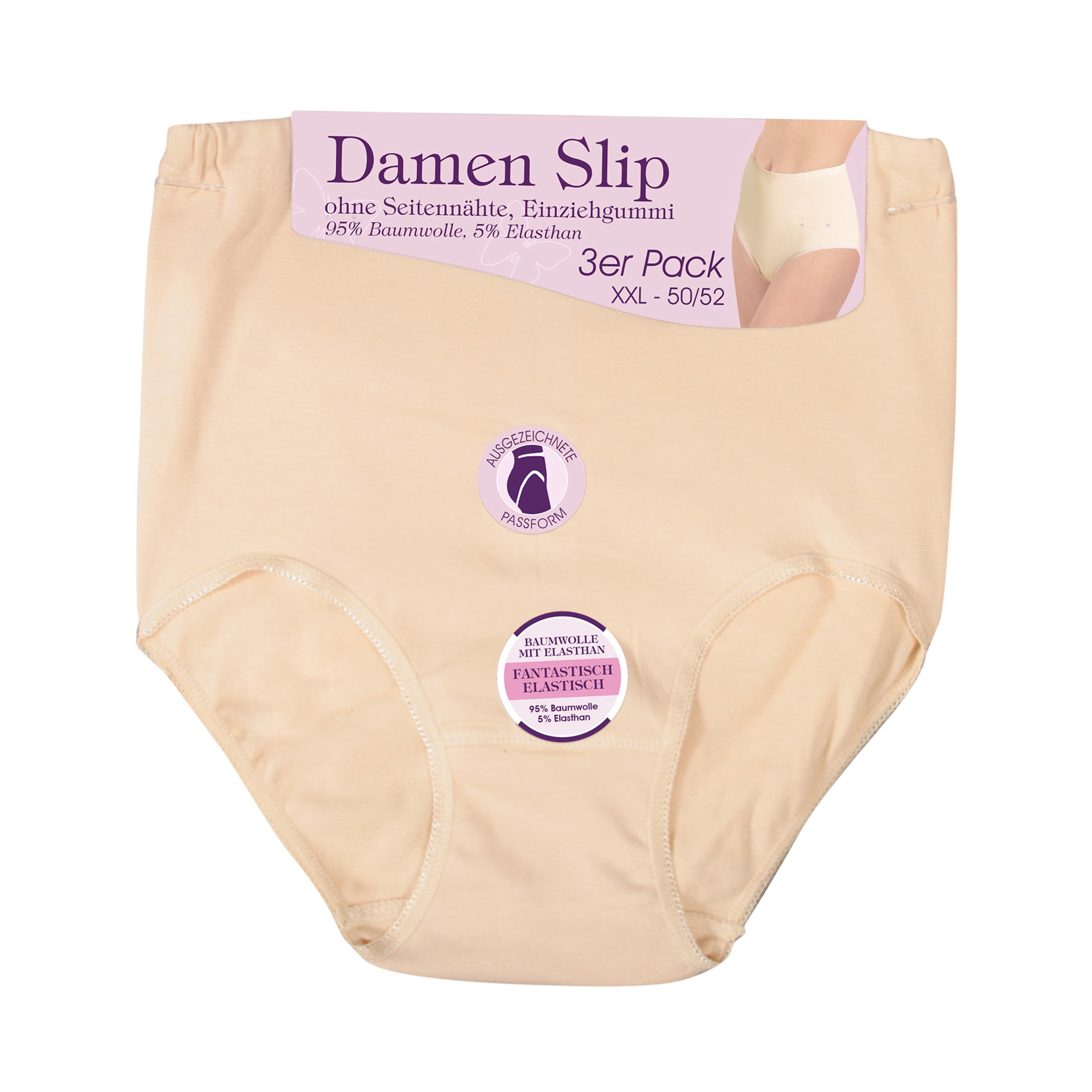 Damen-Taillenslip-3er-Pack-BW-EL-ohne-Seitennaehte