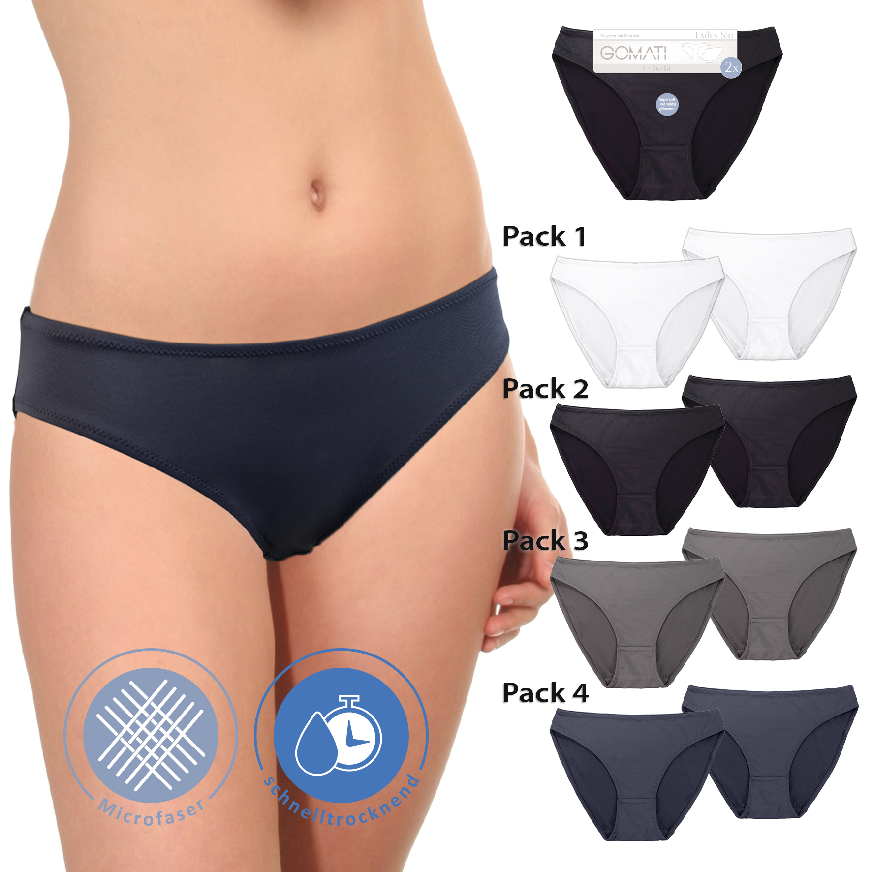 Damen-Rioslip-2er-Pack-Microfaser-Basic