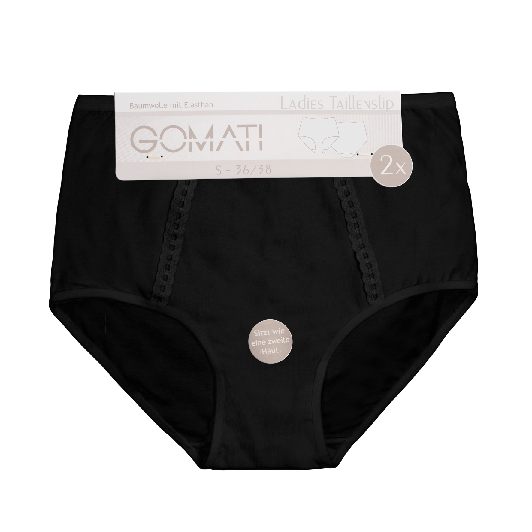 Damen-Taillenslip-2er-Pack-Spitze