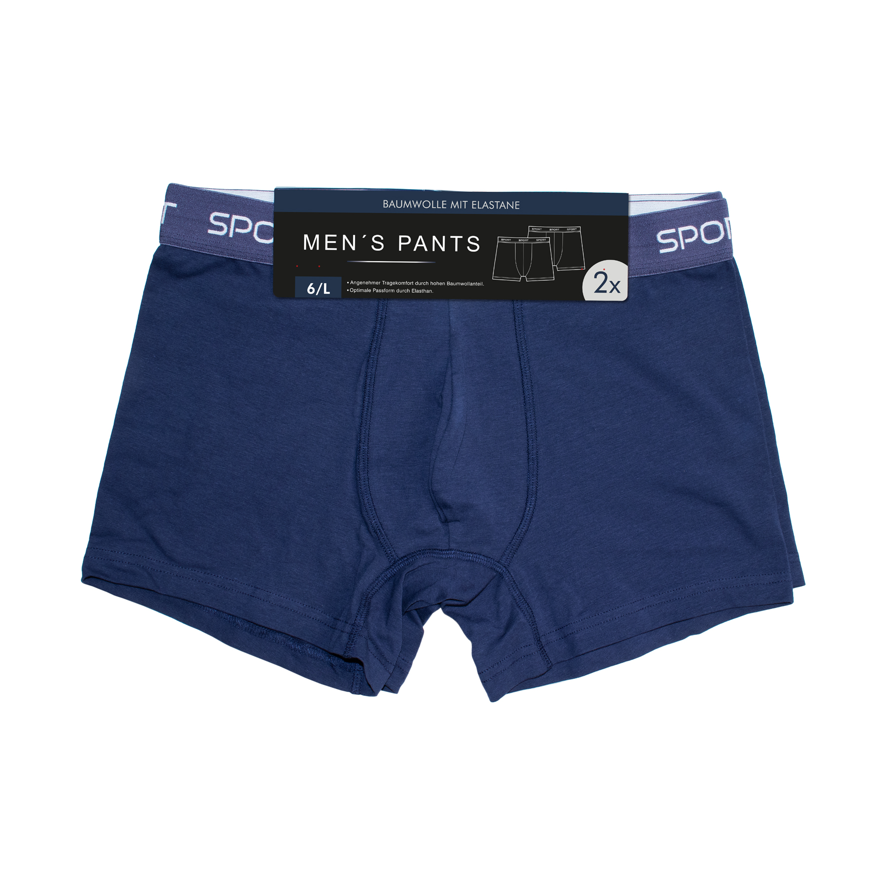 Herren-Pant,-&quot~Sport&quot~,-2er-Pack