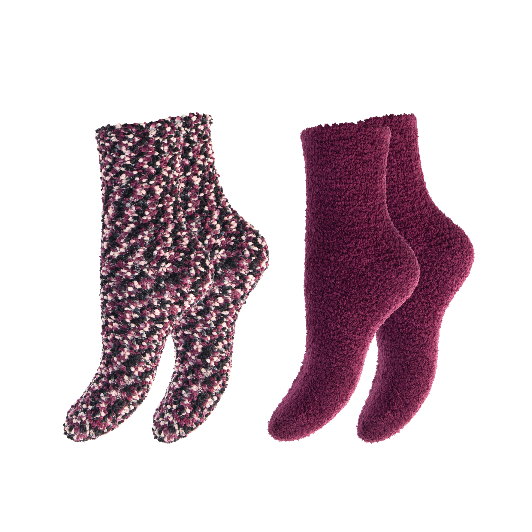 Damen-Kuschelsocken-2er-Pack-PES-EL