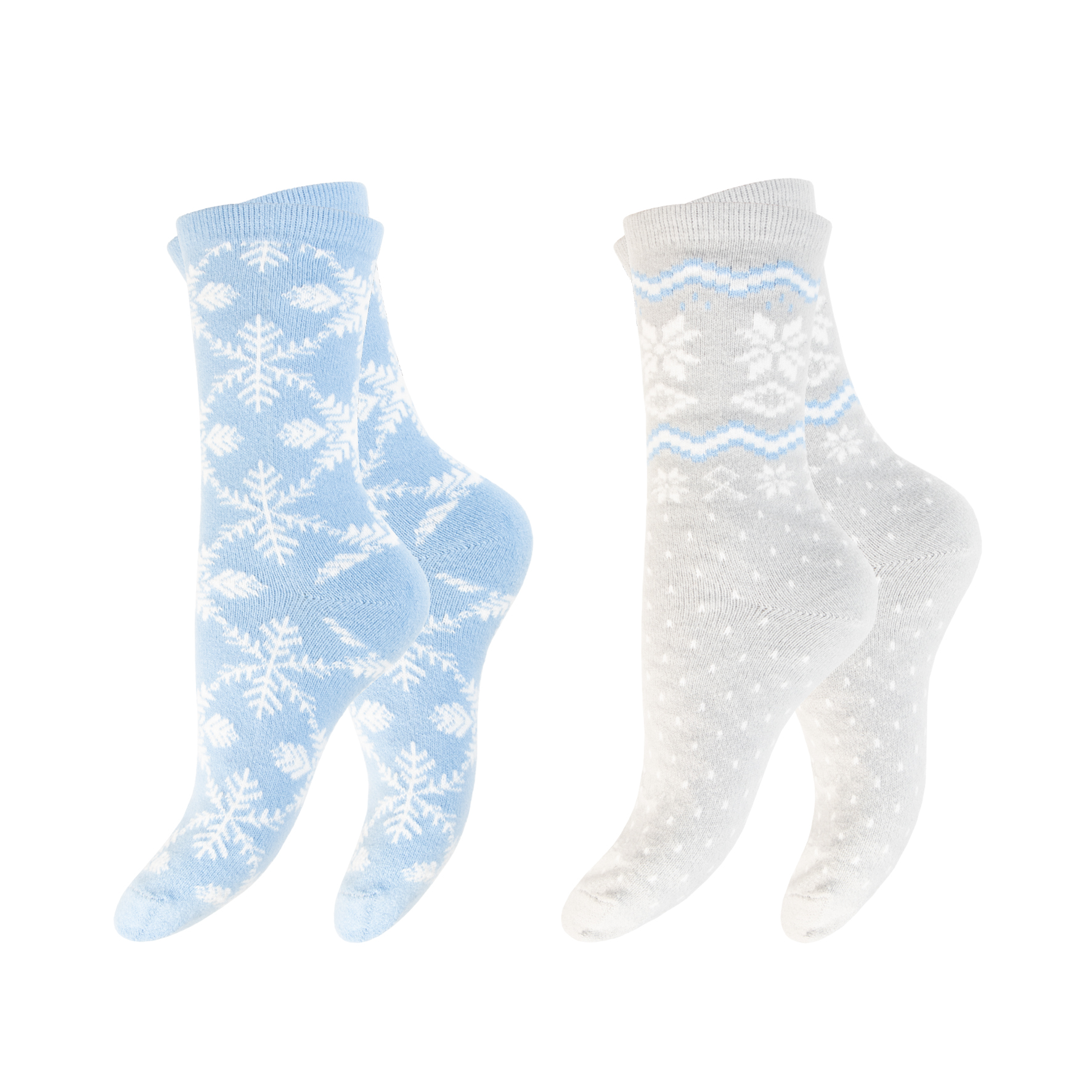 Damen-Flauschsockne-2er-Pack