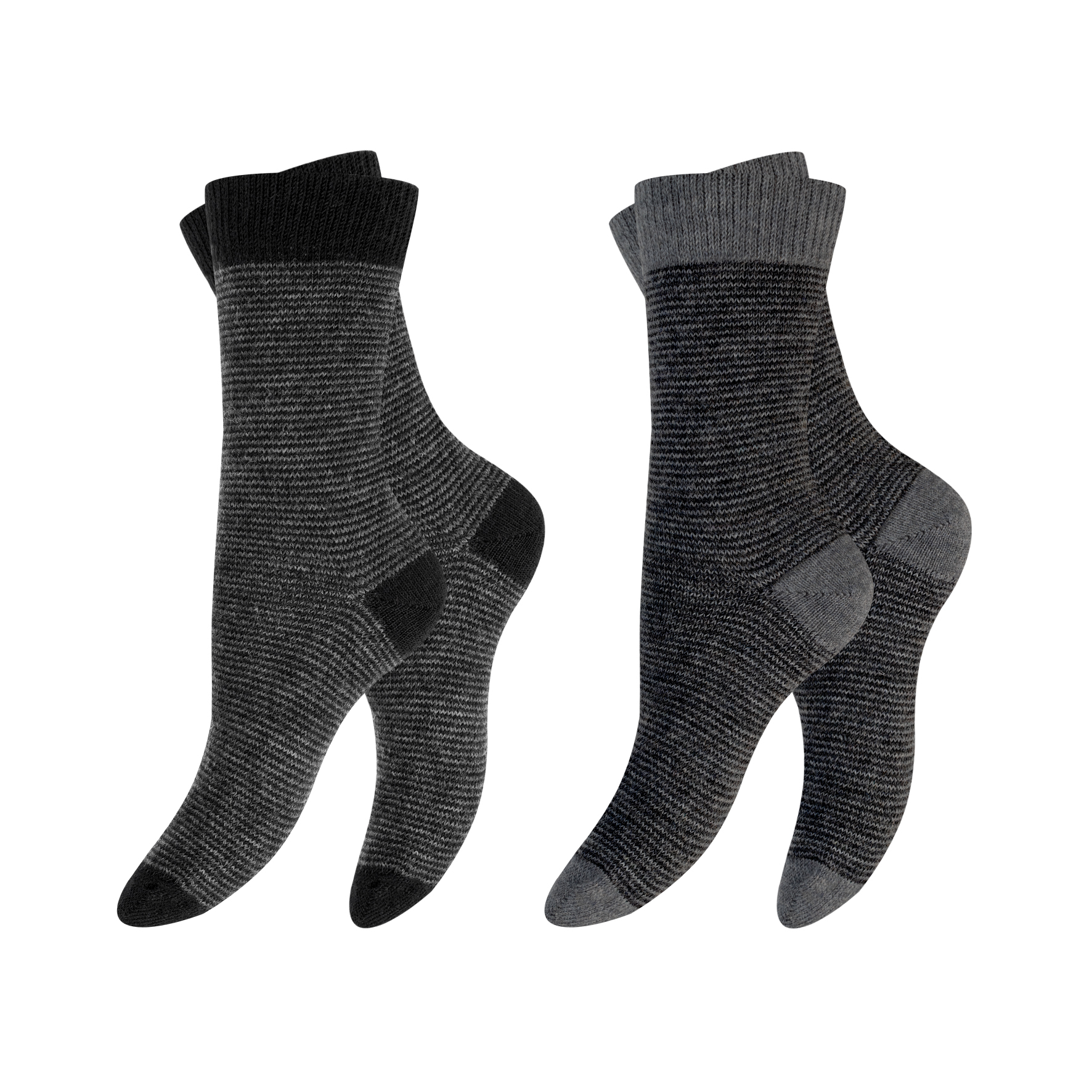 Unisex-Wollsocken-2er-Pack-mit-Schafs--Alpakawolle