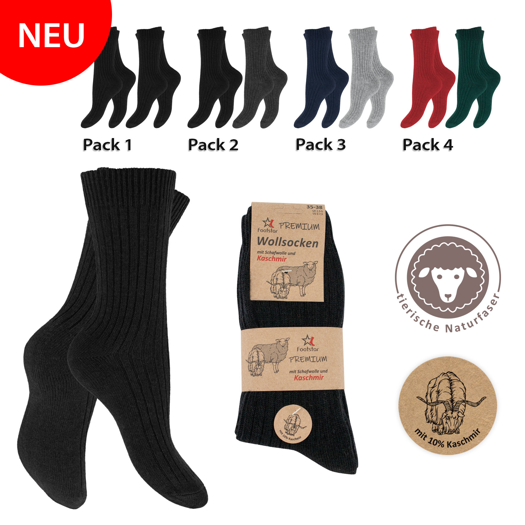 Unisex-Socken-mit-Wolle-+-Cashmere-2er-Pack