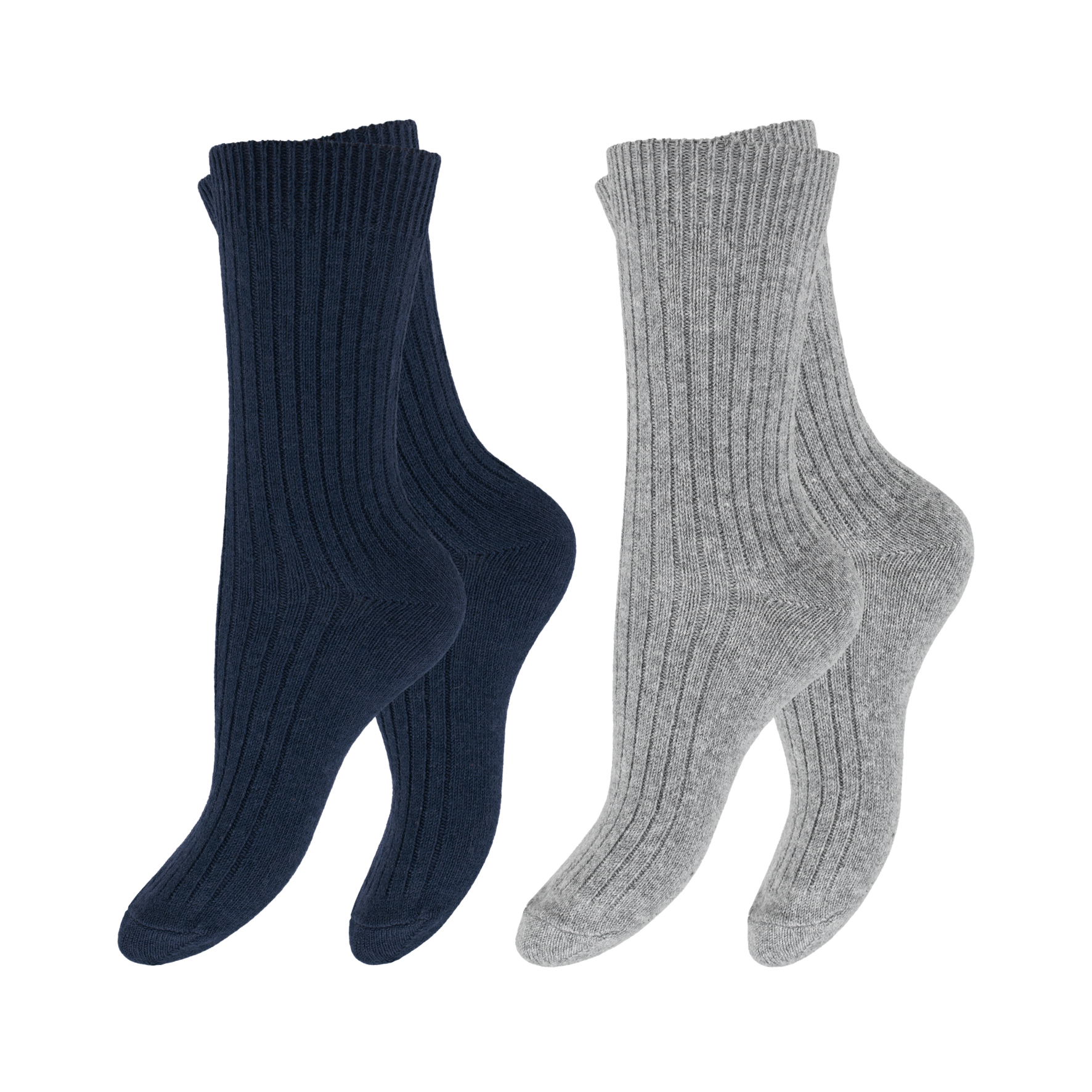 Unisex-Socken-mit-Wolle-+-Cashmere-2er-Pack