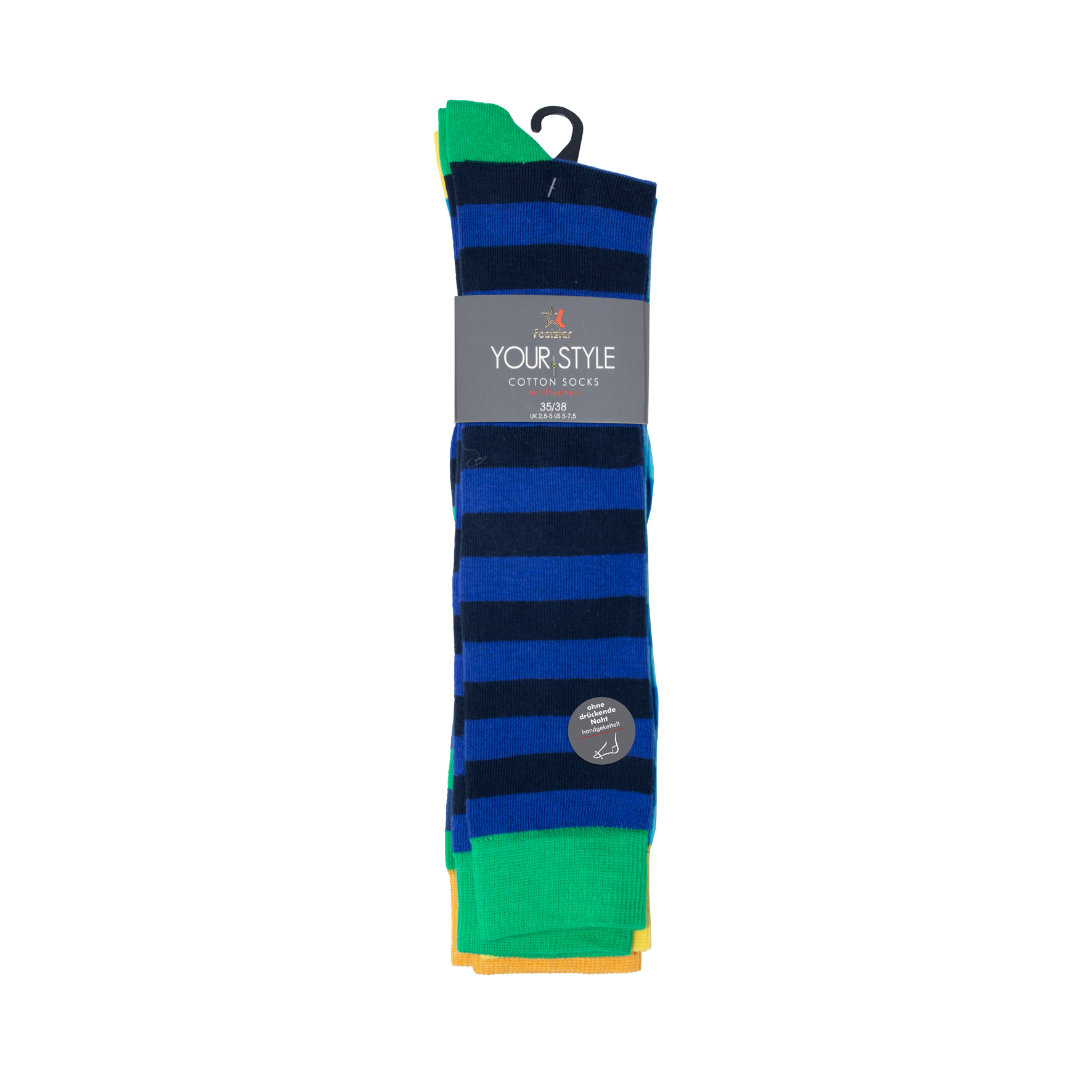 Unisex-Kniestuempfe-3er-Pack