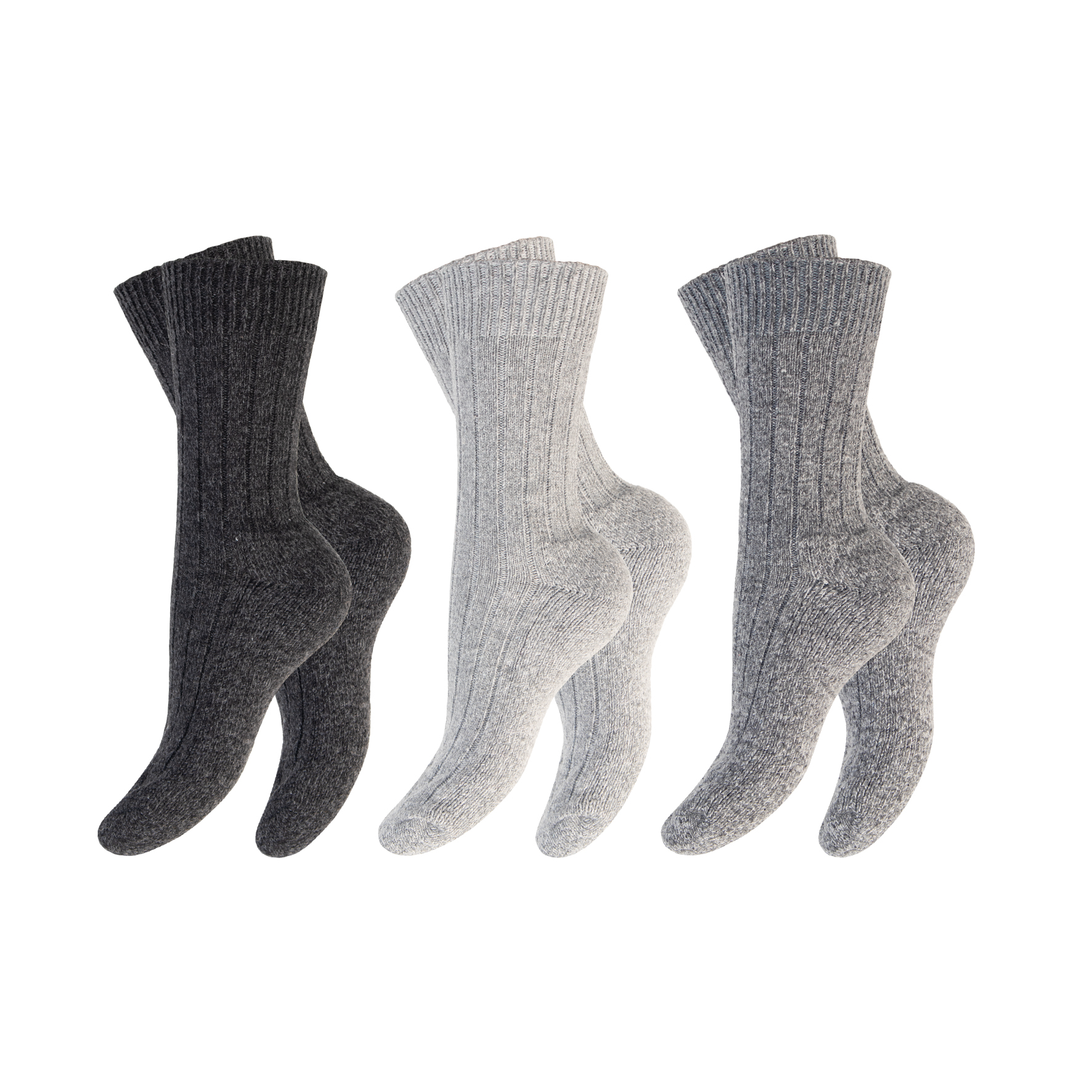 Herren-Norwegersocken-3er-Pack-PES-WO-Plueschsohle