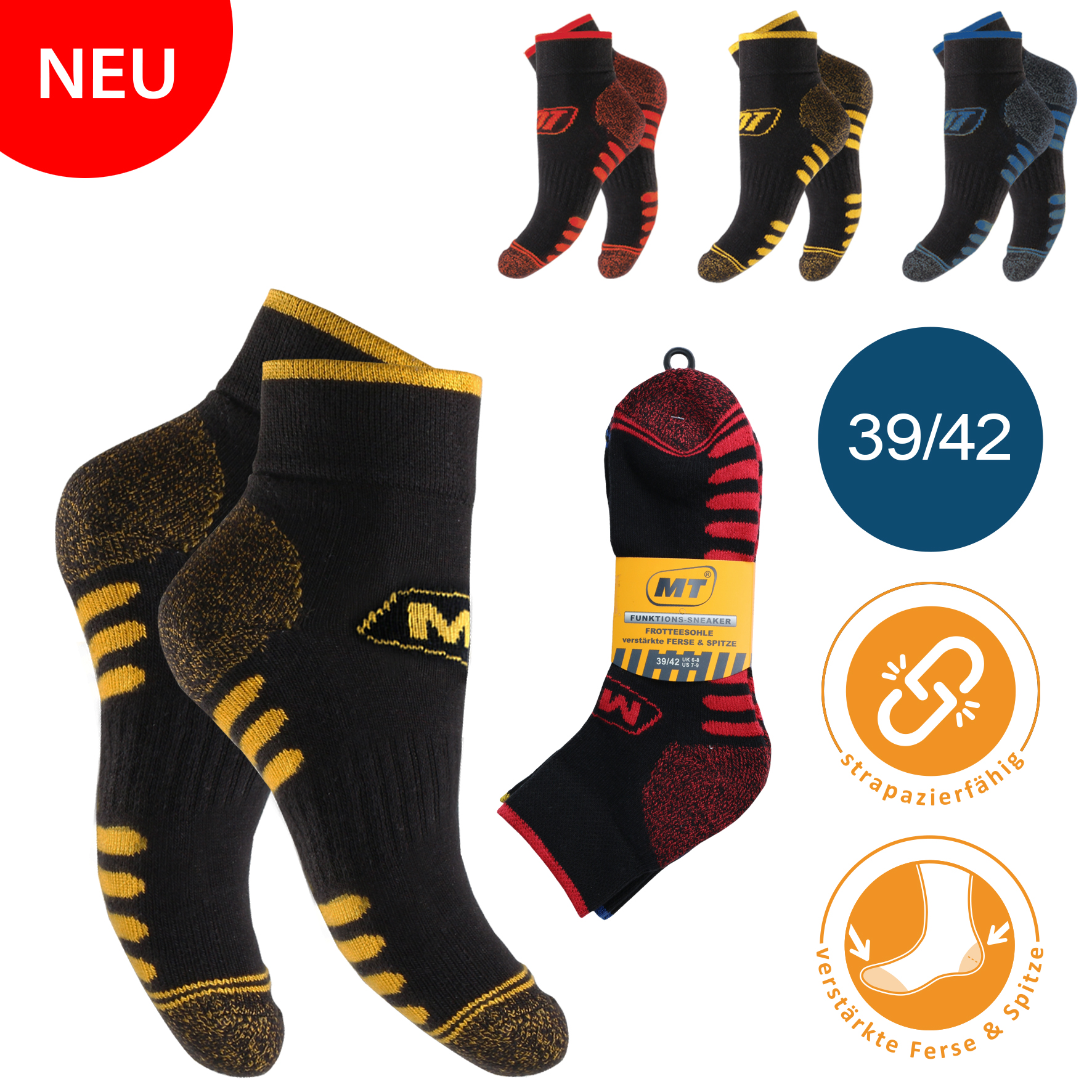 Herren-Kurzschaftsocken-3er-Pack-39-42-Frottee