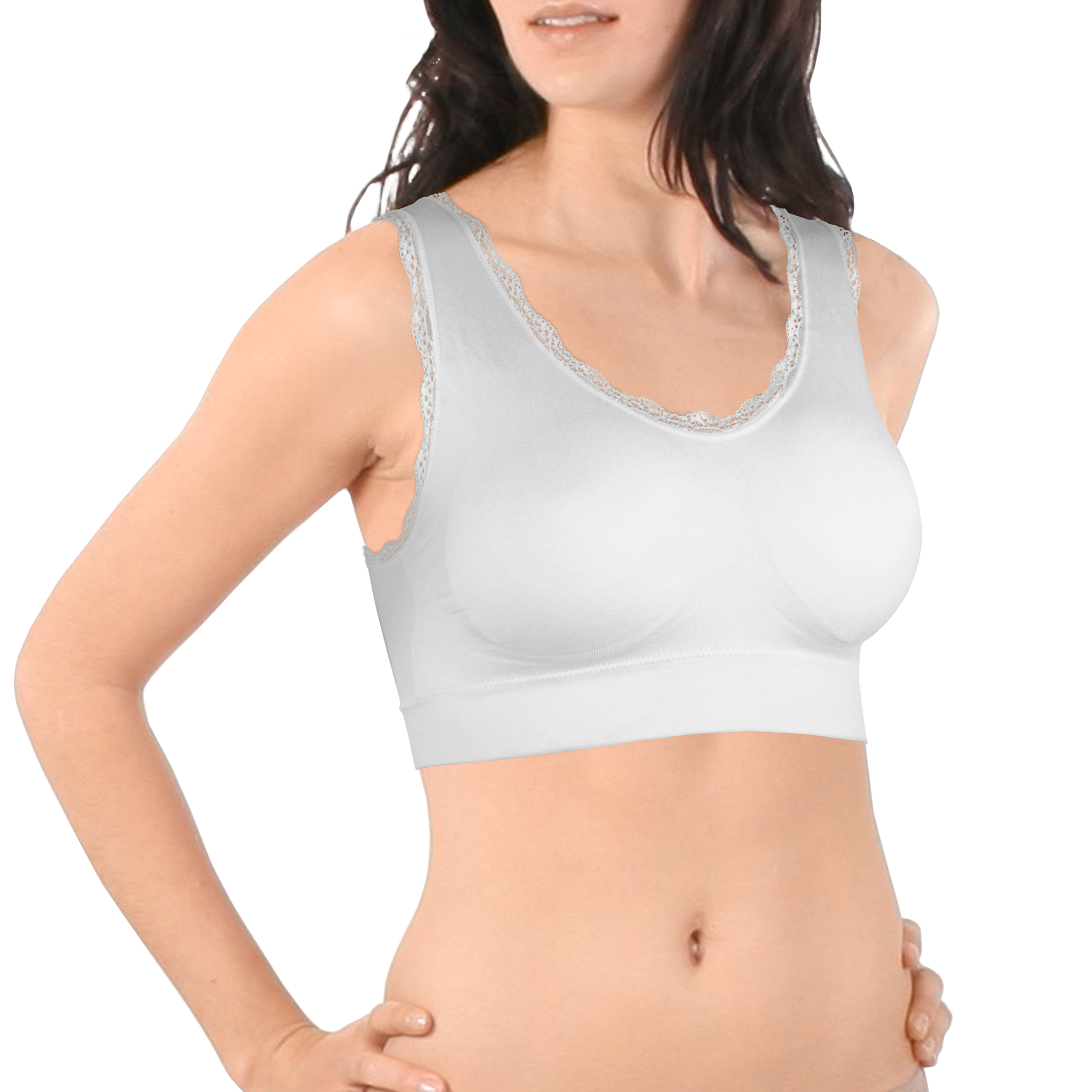 Damen-Bustier-einzeln-Seamless-Spitze-S-36-38