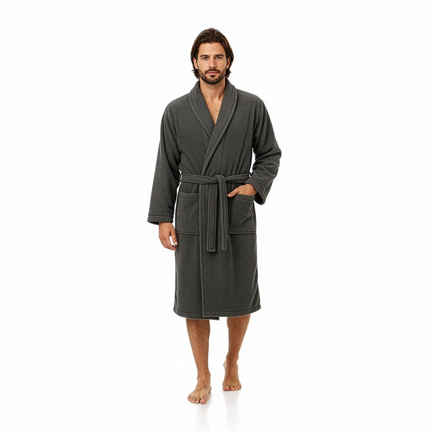 Unisex-Bademantel-(Kimono)