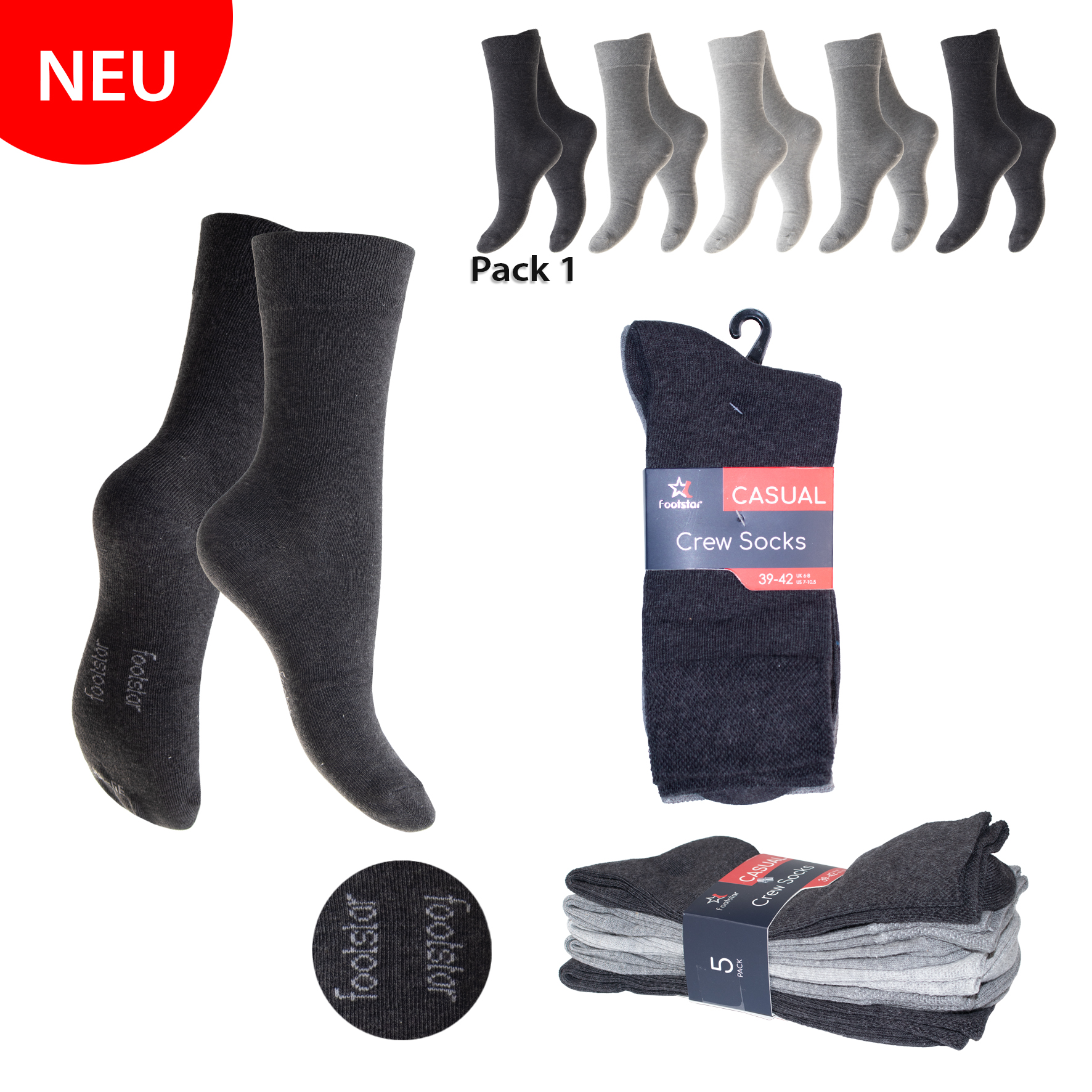 Everyday!-Socken-5er-Pack