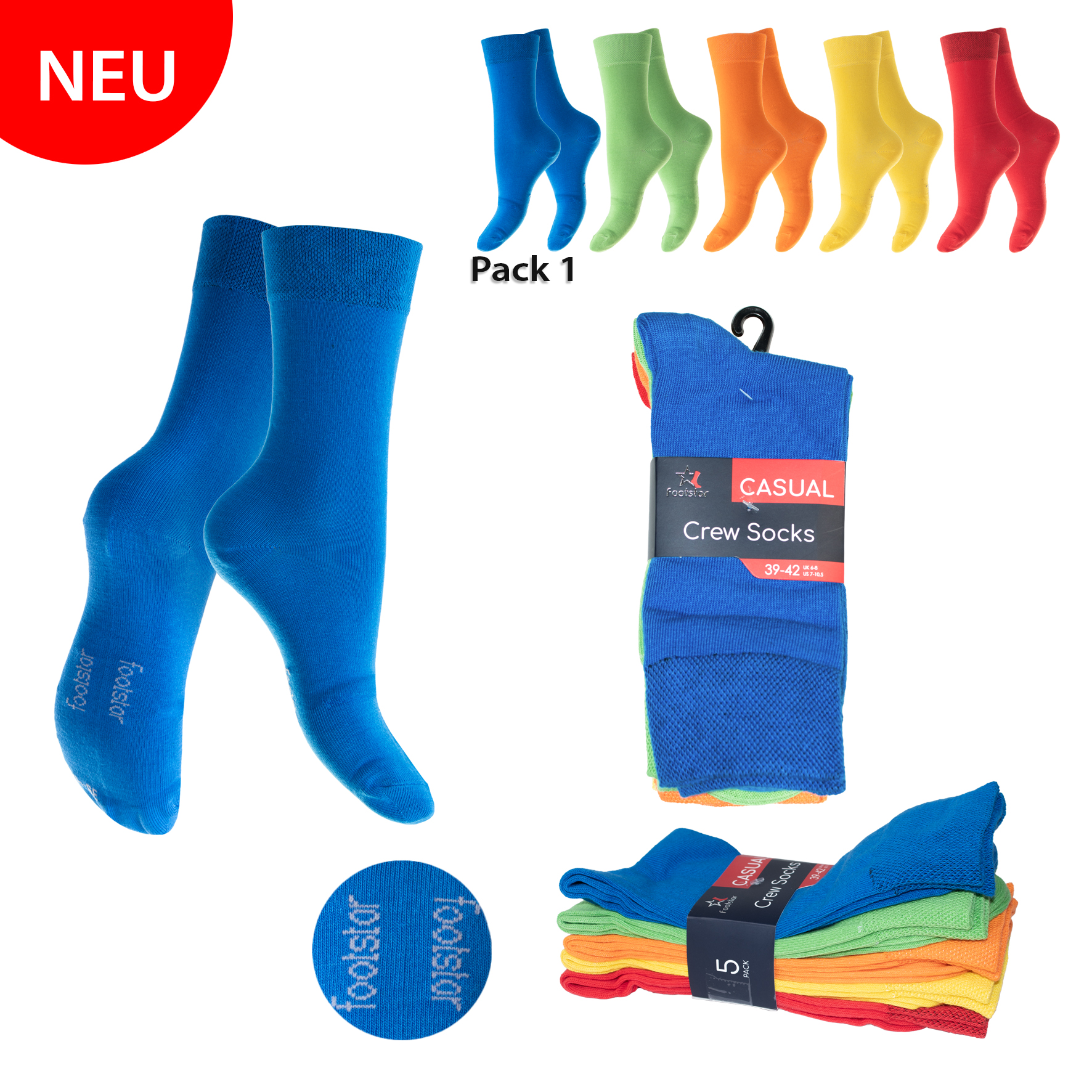 Sneak-it-Socken-5er-Pack
