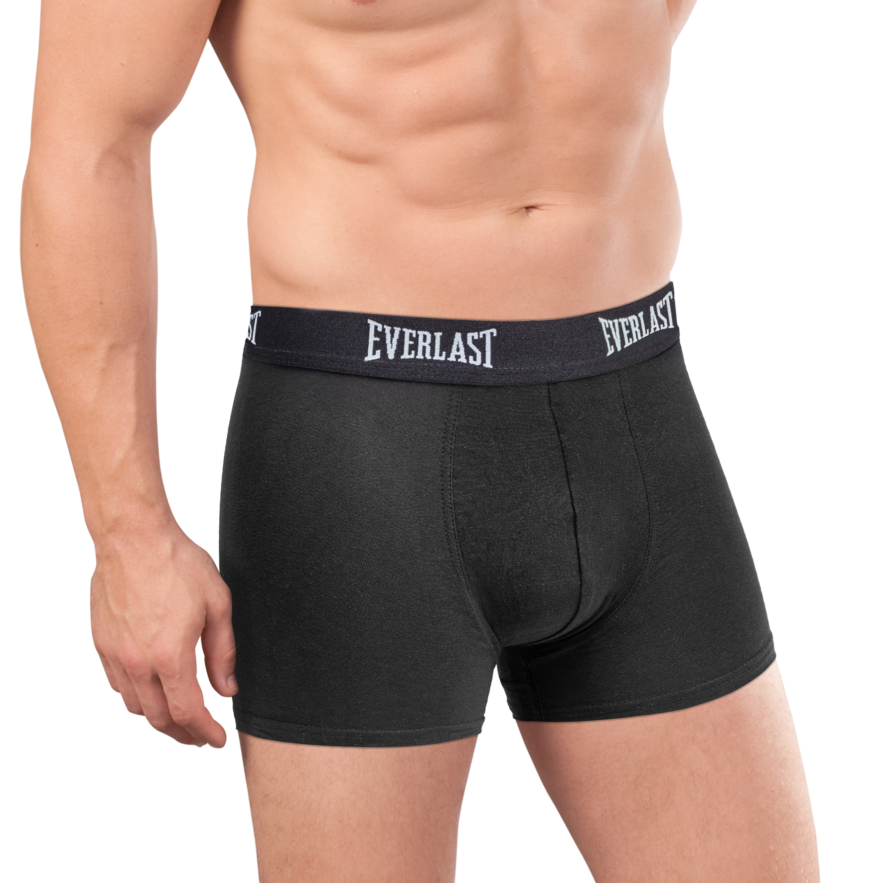 Herren-Pants-Everlast-4er-Pack-BW-EL-Webgummi-uni