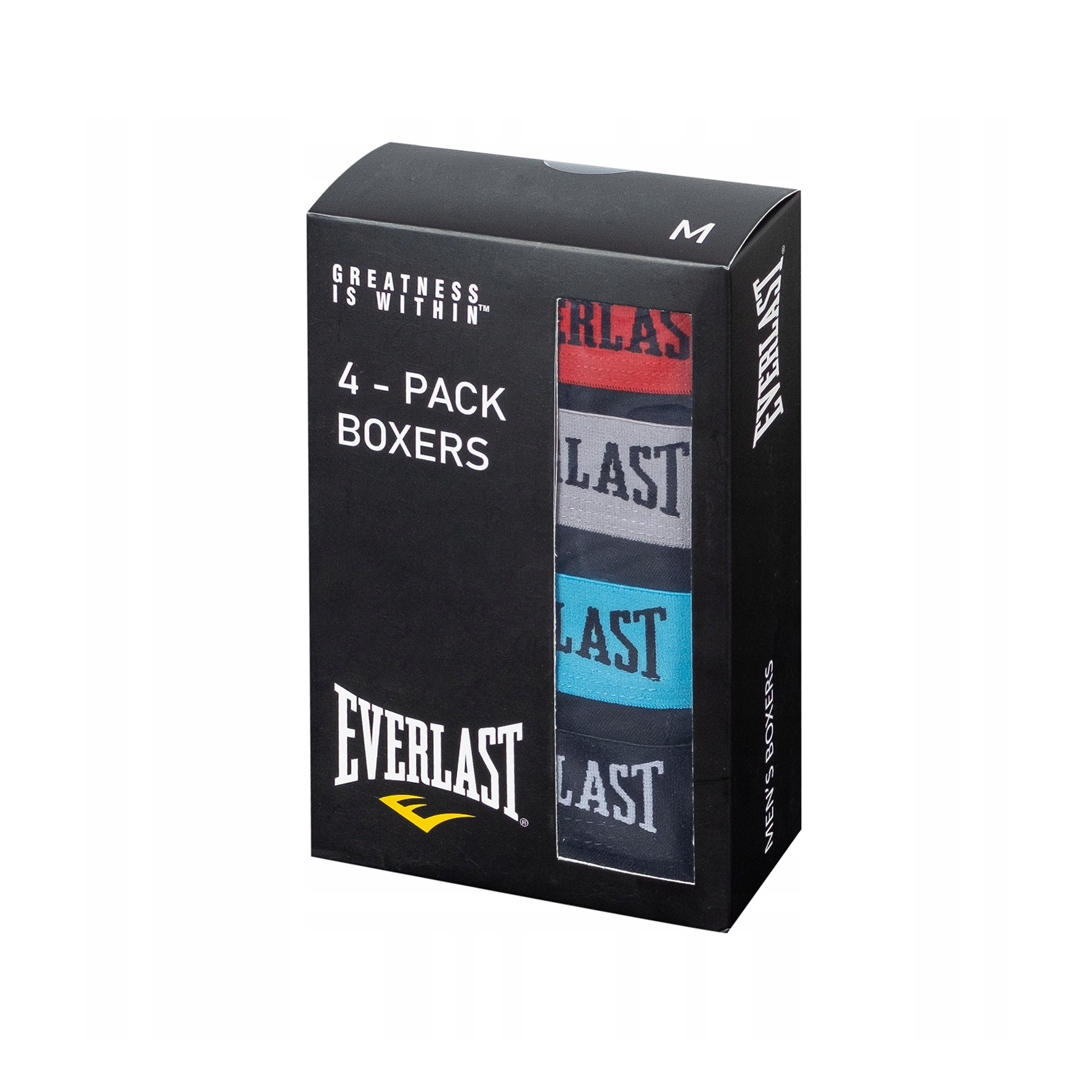 Herren-Pants-Everlast-4er-Pack-BW-EL-Webgummi-uni