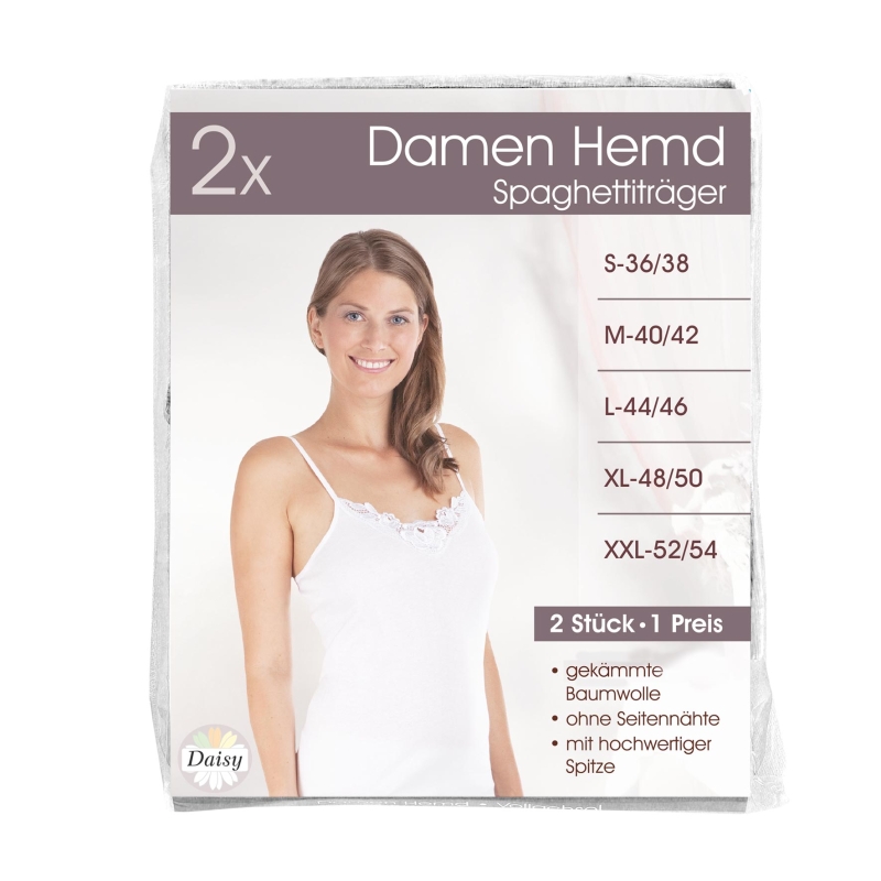 Damen-Spaghetti-Hemd-2er-Pack-gekaemmte-BW-Spitze