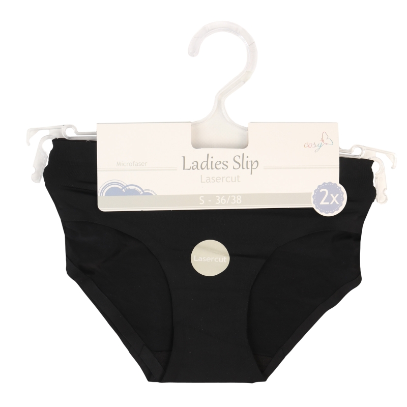 Damen-Bikinislip-2er-Pack-Lasercut-Lurex