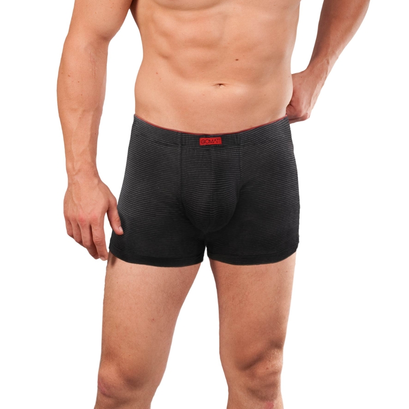 Herren-Pants-2er-Pack-BW-EL-Webgummi-geringelt