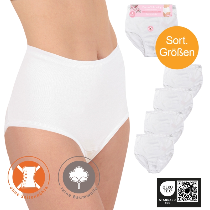 Damen-Taillenslip-4er-Pack-BW-gekaemmt-o~-Seitenaht