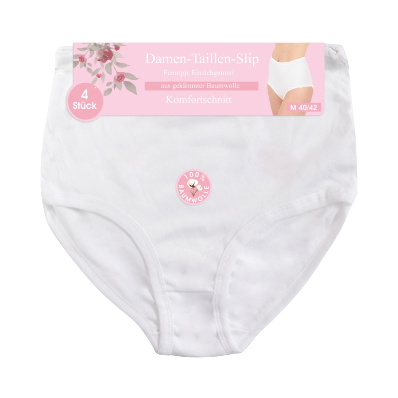 Damen-Taillenslip-4er-Pack-BW-gekaemmt-o~-Seitenaht
