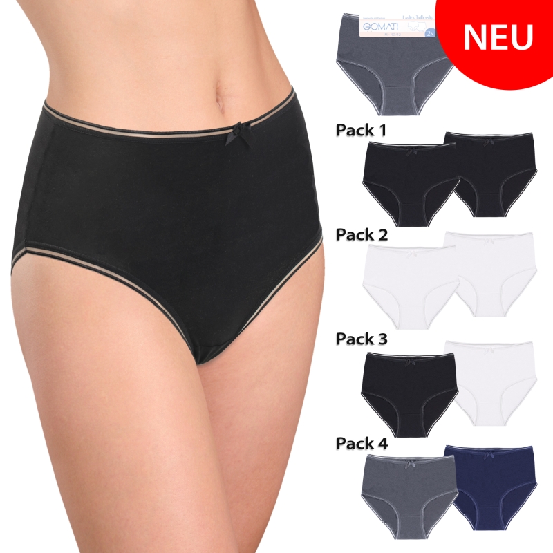 Damen-Taillenslip-2er-Pack-BW-EL-Basic