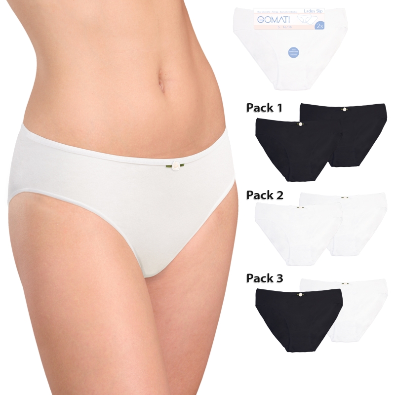 Damen-Bikinislip-2er-Pack-BW-EL-Basic