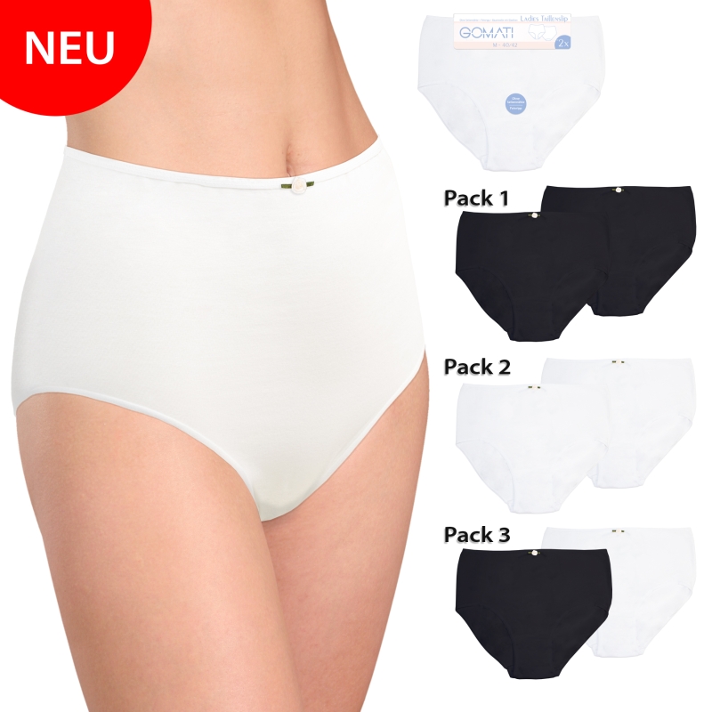 Damen-Taillenslip-2er-Pack-BW-EL-Basic