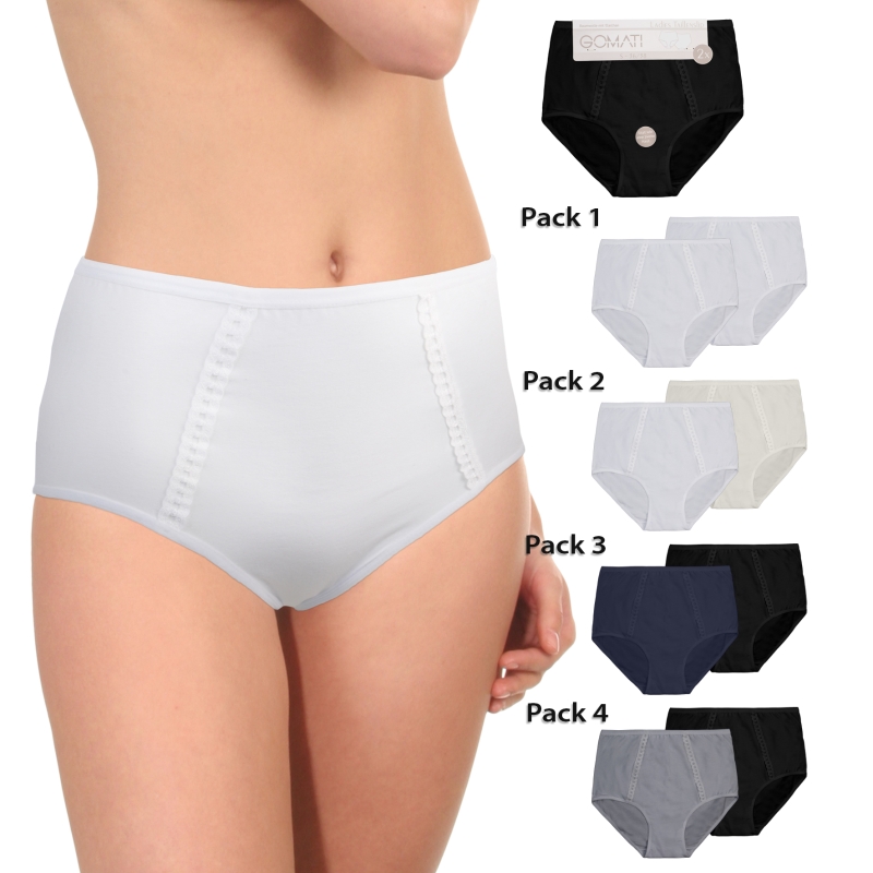 Damen-Taillenslip-2er-Pack-Spitze