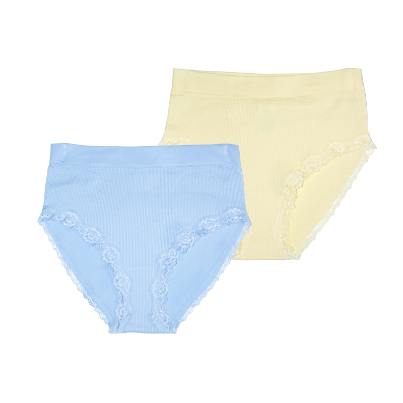 Damen-Taillenslip-2er-Pack-Seamless-Spitze