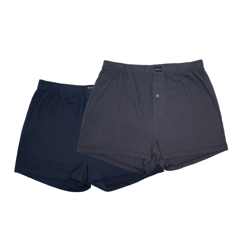 Herren-Boxershorts-2er-Pack-Single-Jersey