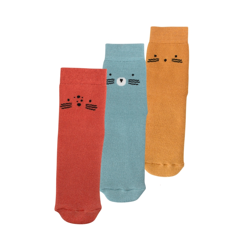 Ki~-Socken,-3er,-versch~-Designs