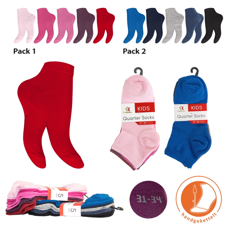 Sneak-it-Kids-Kurzschaft-5er-Pack