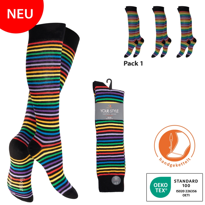 Damen-Kniestruempfe-3er-Pack-BW-EL-Piqu~~-Bund-Strei