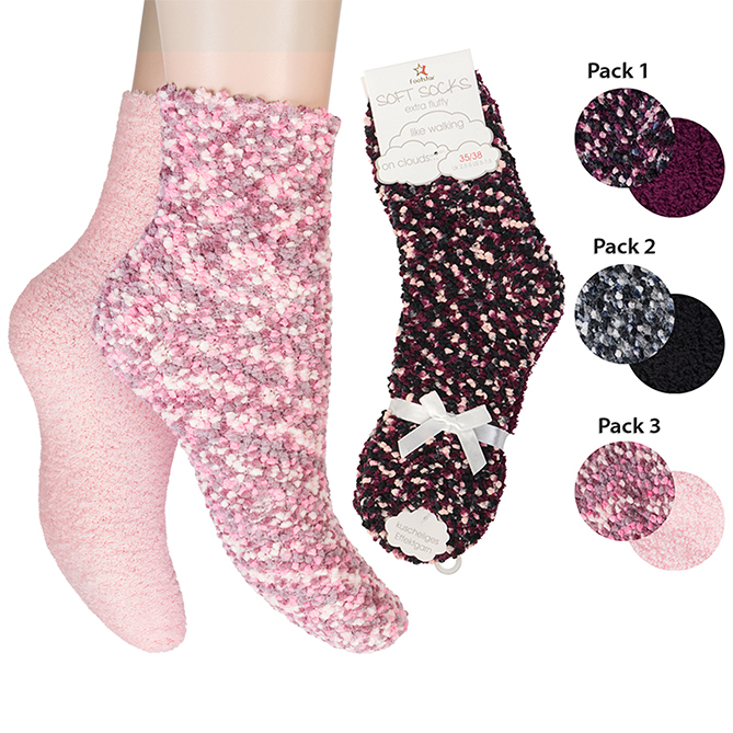Damen-Kuschelsocken-2er-Pack-PES-EL
