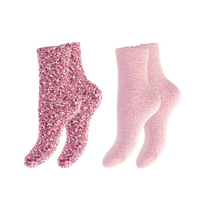 Damen-Kuschelsocken-2er-Pack-PES-EL