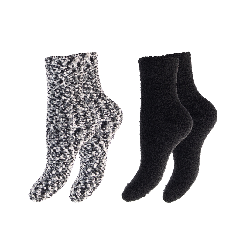 Damen-Kuschelsocken-2er-Pack-PES-EL