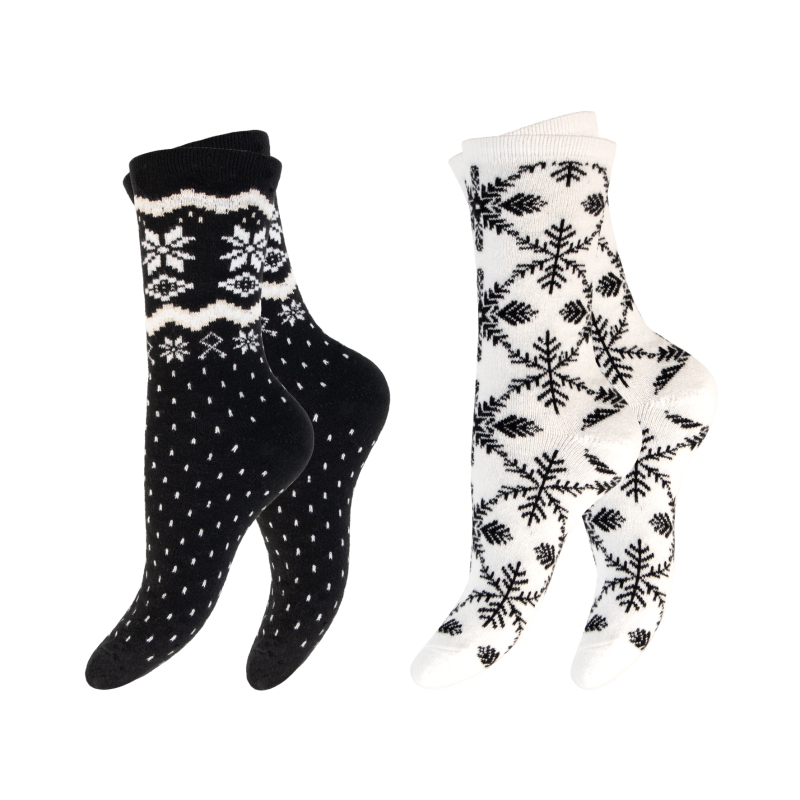 Damen-Flauschsockne-2er-Pack