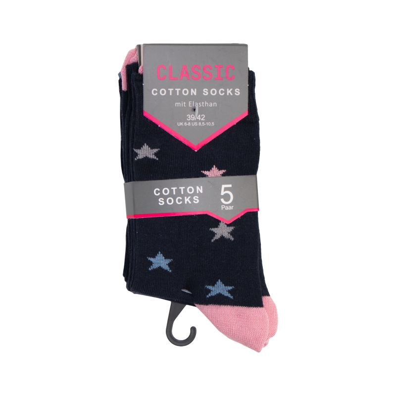 Damen-Socken-5er-Pack-BW-EL