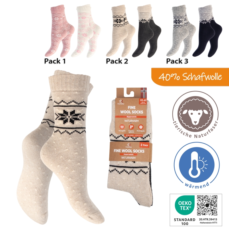 Damen-Softwoll-Socken-2er-pack