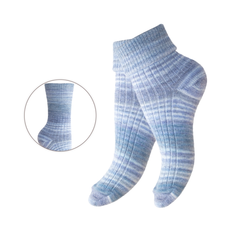 Damen-Fashion-Socken-einzeln-Mulitcolor-Optik