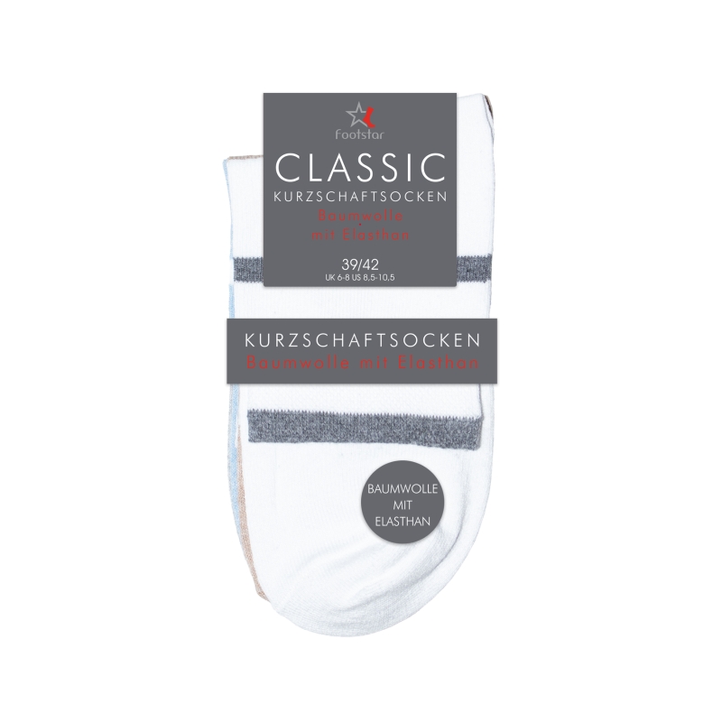 Damen-Kurzschaftsocken-5er-Pack
