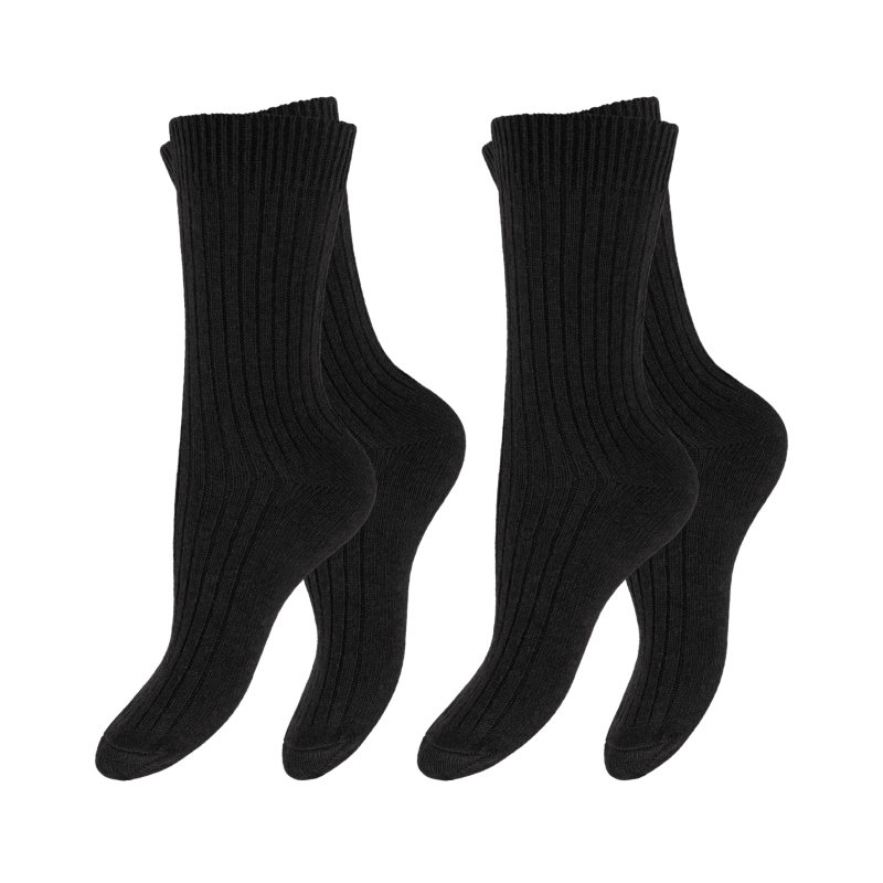 Unisex-Socken-mit-Wolle-+-Cashmere-2er-Pack