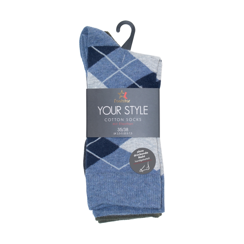 Unisex-Socken-3er-Pack