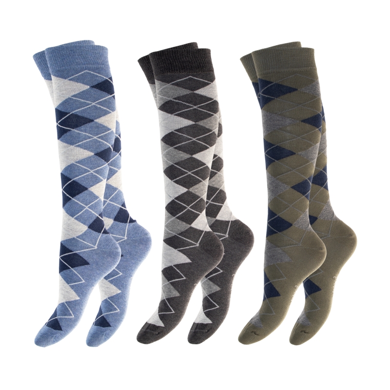 Unisex-Kniestruempfe-3er-Pack