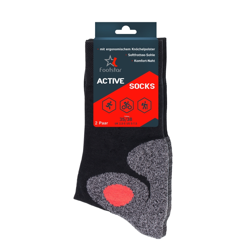 Unisex-Funktion-Socken-BW-EL-2er-Pack